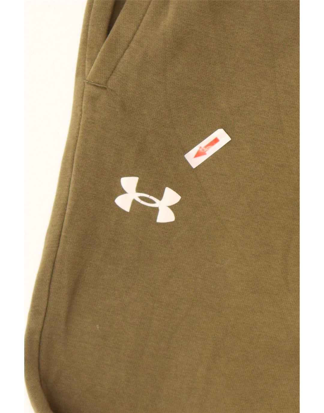 Under Armour Mens Calças de treino Joggers Médio Algodão Cáqui
