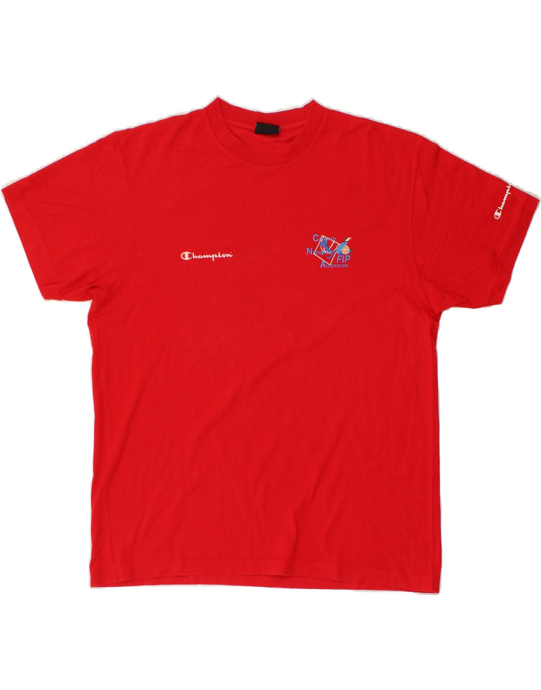CHAMPION Mens T-Shirt Top XL Red Cotton Vintage Champion and Second-Hand Champion from Messina Hembry 