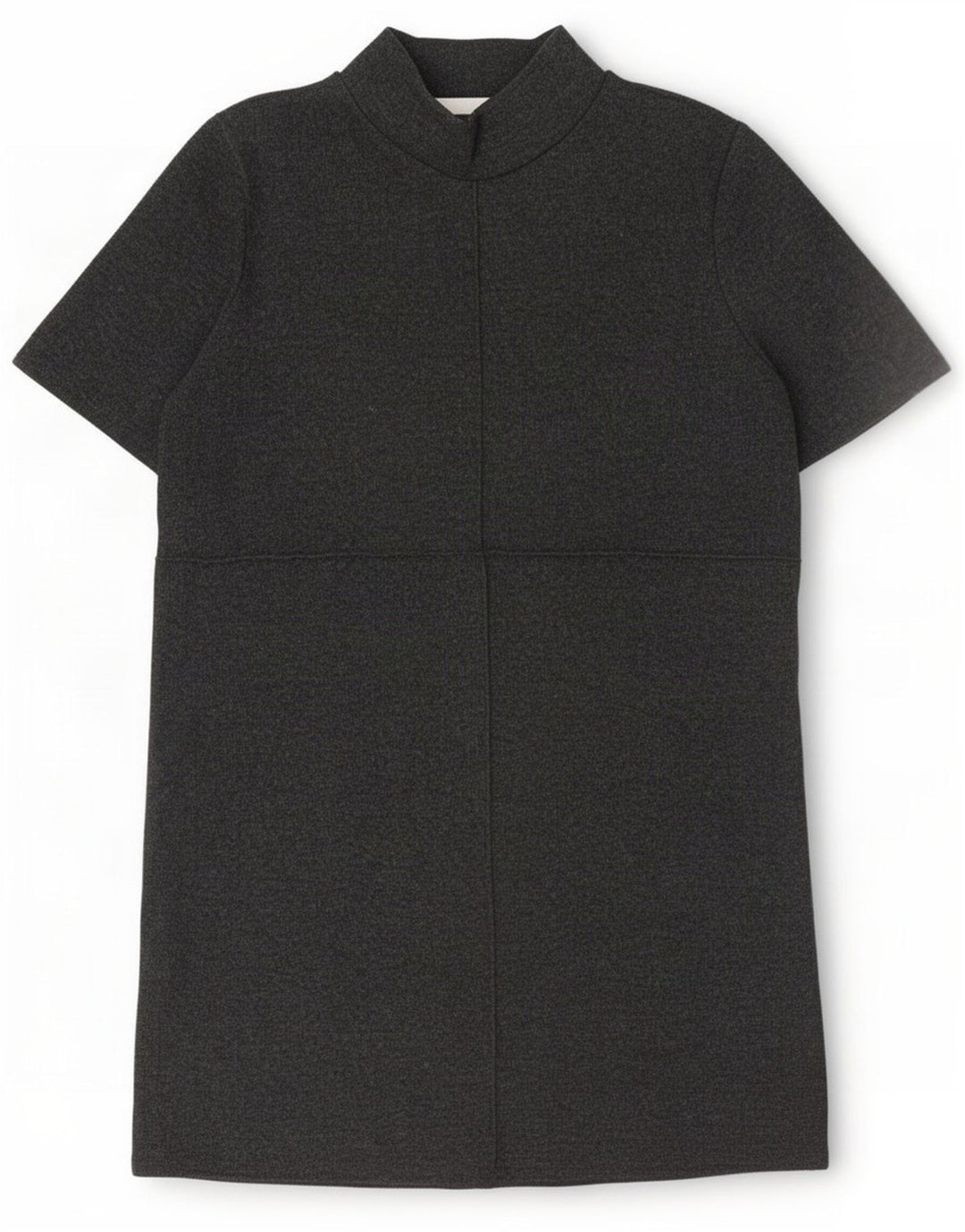 Vestido jumper feminino Zara Reino Unido 16 grande poliéster cinza