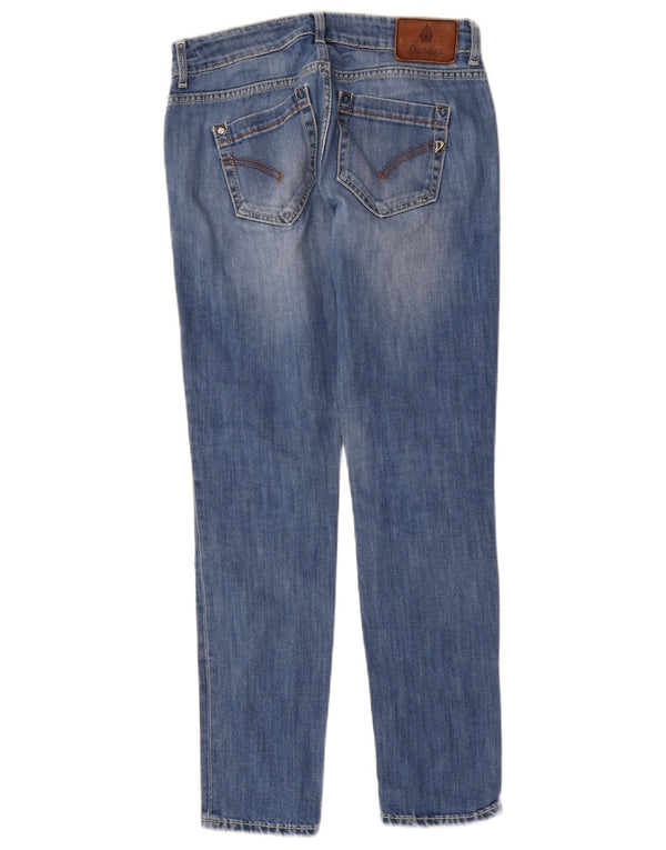 Dondup Jeans Slim Feminino W29 L29 Azul Algodão