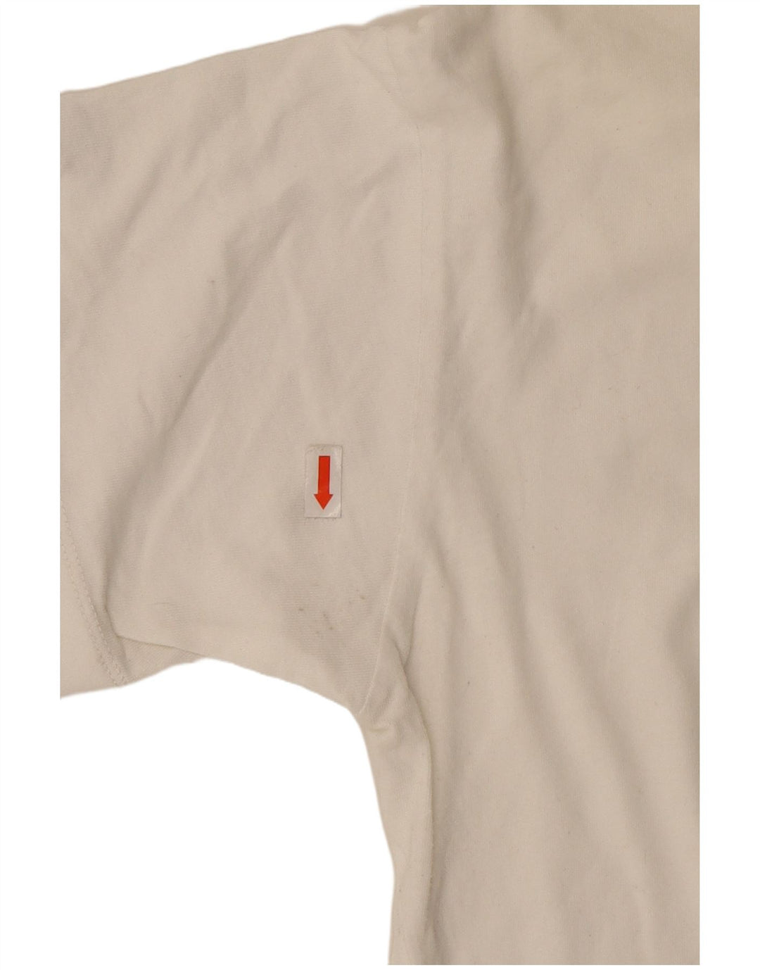 Camiseta feminina Champion Crop Graphic Top UK 14 Médio Branco