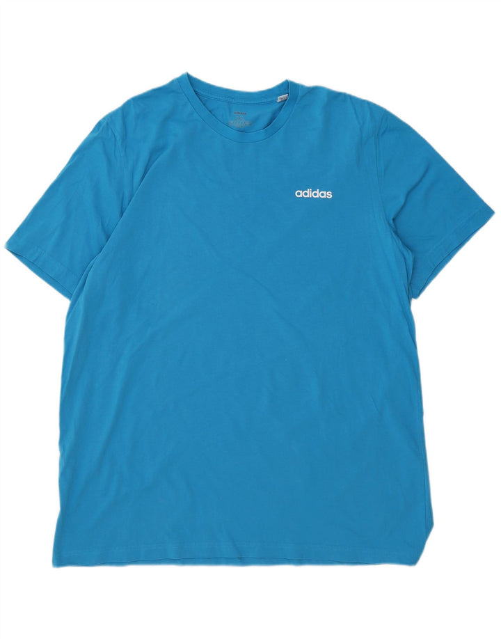 Camiseta masculina Adidas Top 2XL algodão azul