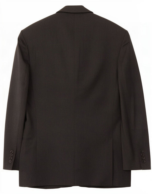 Jaqueta blazer masculina Yves Saint Laurent com peito duplo tamanho 48 cinza grande