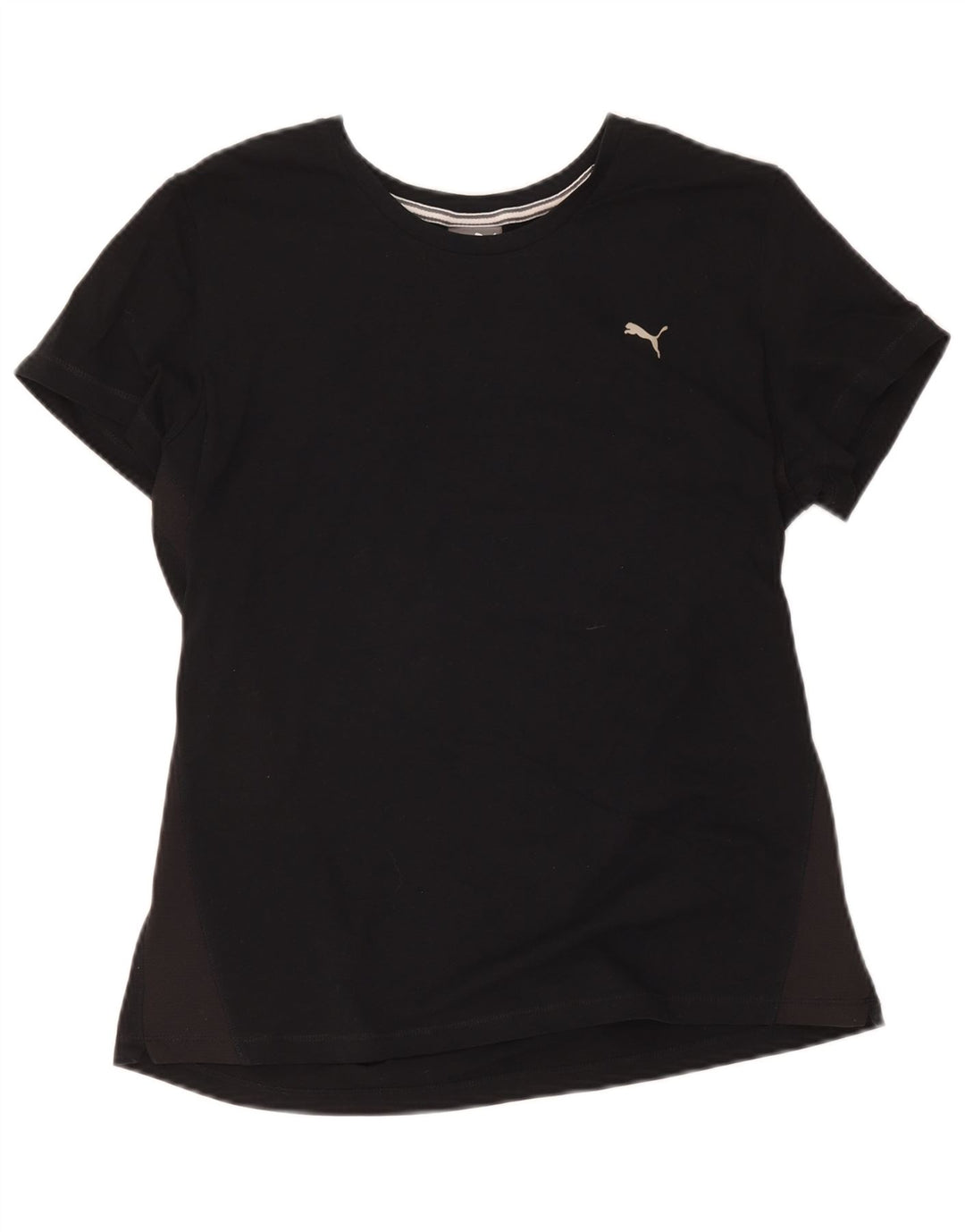 Camiseta feminina Puma UK 16 grande algodão preto