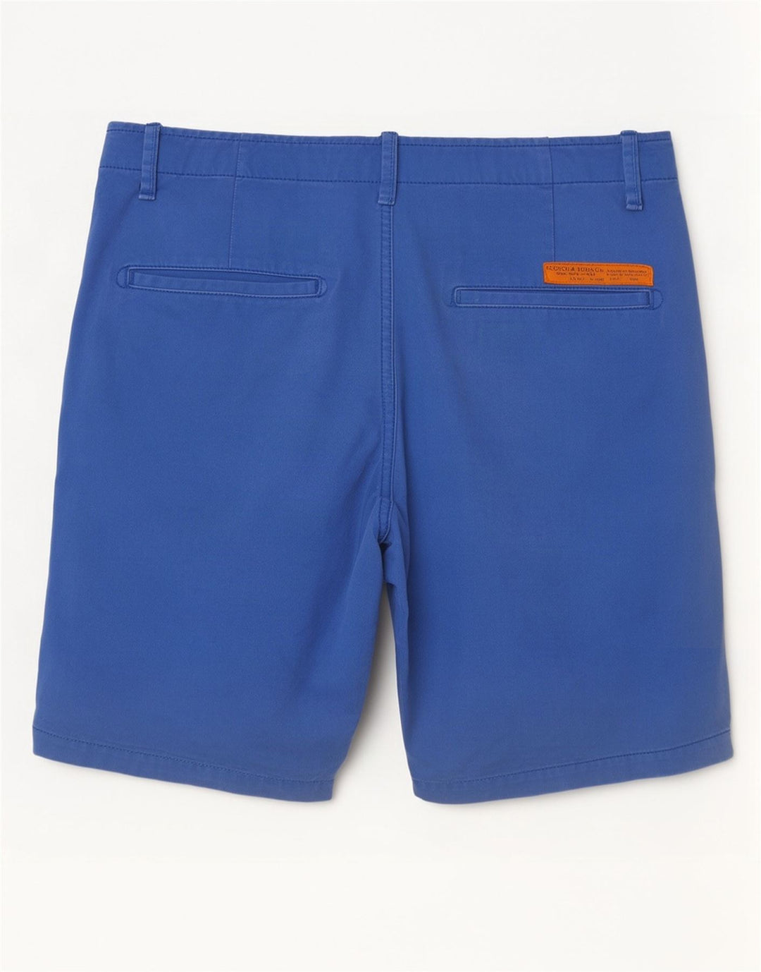 Scotch & Soda Mens Chino Shorts W30 Algodão Azul Médio
