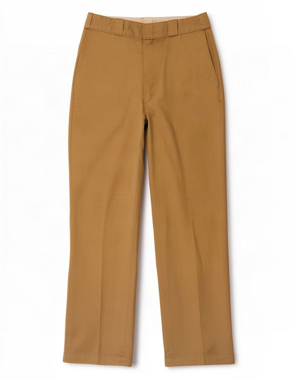 Calças Chino retas masculinas Dickies W32 L32 poliéster bege