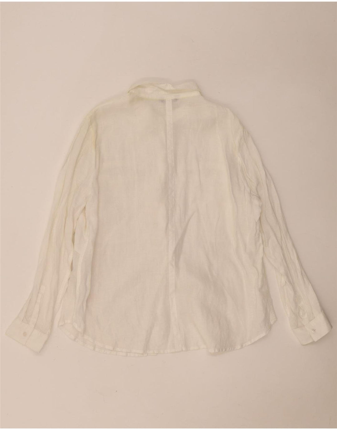 Camisa feminina Autograph UK 18 XL linho branco