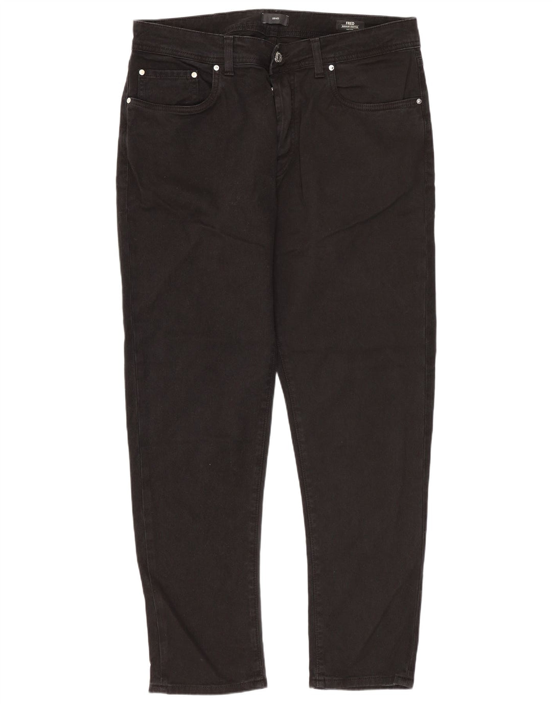 Liu Jo Masculino Fred Regular Calça Jeans W36 L29 Algodão Preto