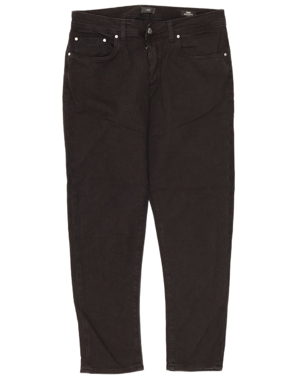Liu Jo Masculino Fred Regular Calça Jeans W36 L29 Algodão Preto