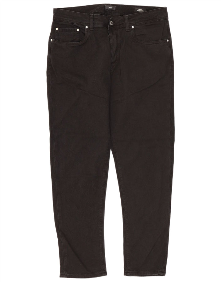 Liu Jo Masculino Fred Regular Calça Jeans W36 L29 Algodão Preto