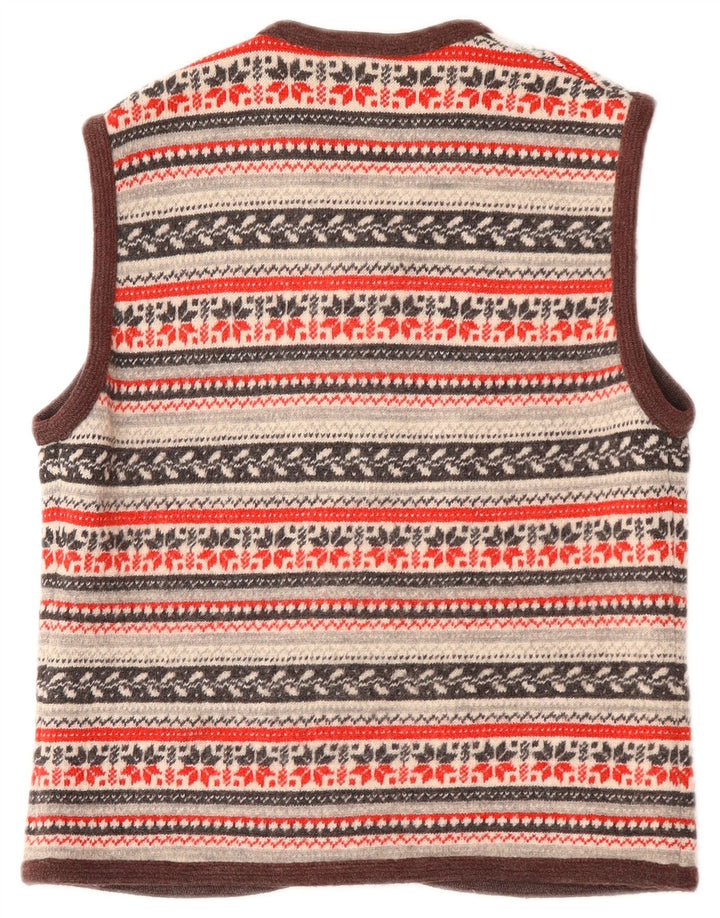 Suéter cardigã feminino HAMMERSCHMID UK 12 médio multicolorido Fair Isle