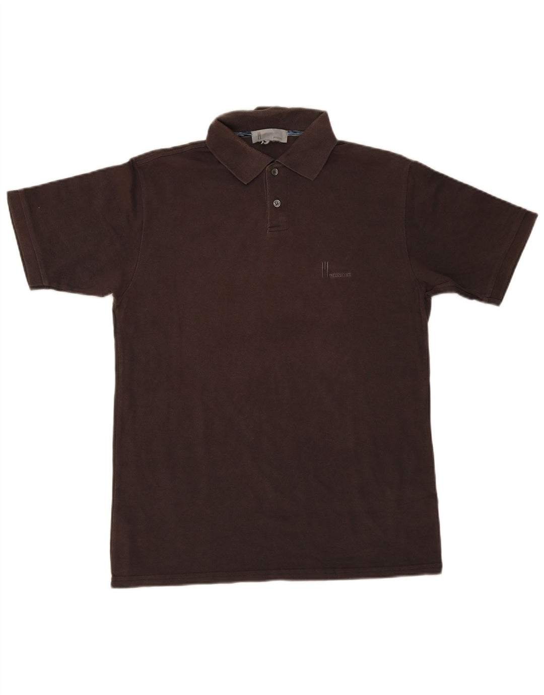Camisa polo masculina Missoni grande algodão cinza