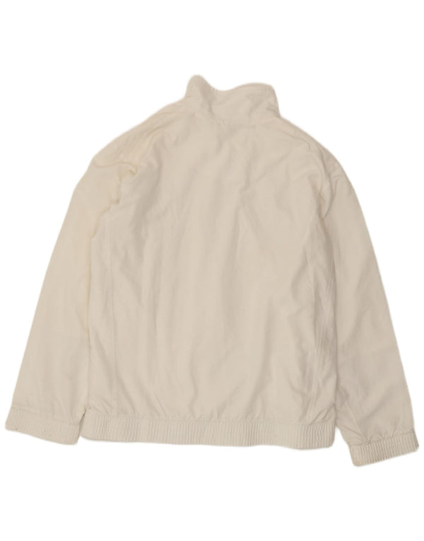 Nike Mens Tracksuit Top Jacket UK 41/43 Grande Branco Poliéster