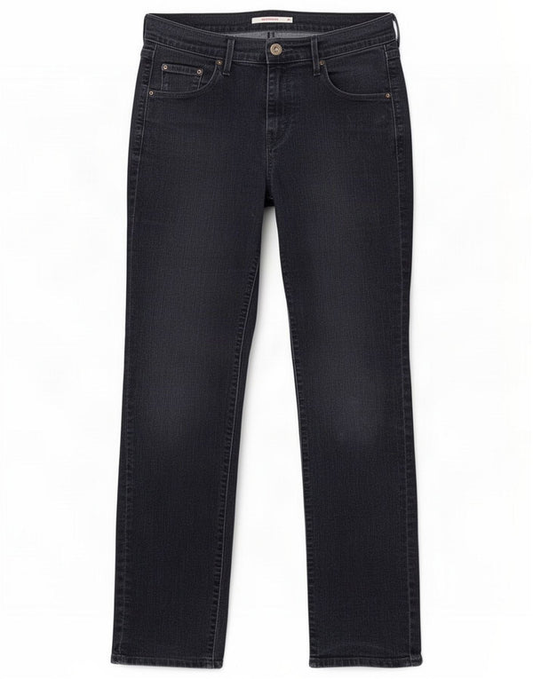 Levi's Womens 505 Straight Jeans US 6 Medium W28 L29 Blue Cotton