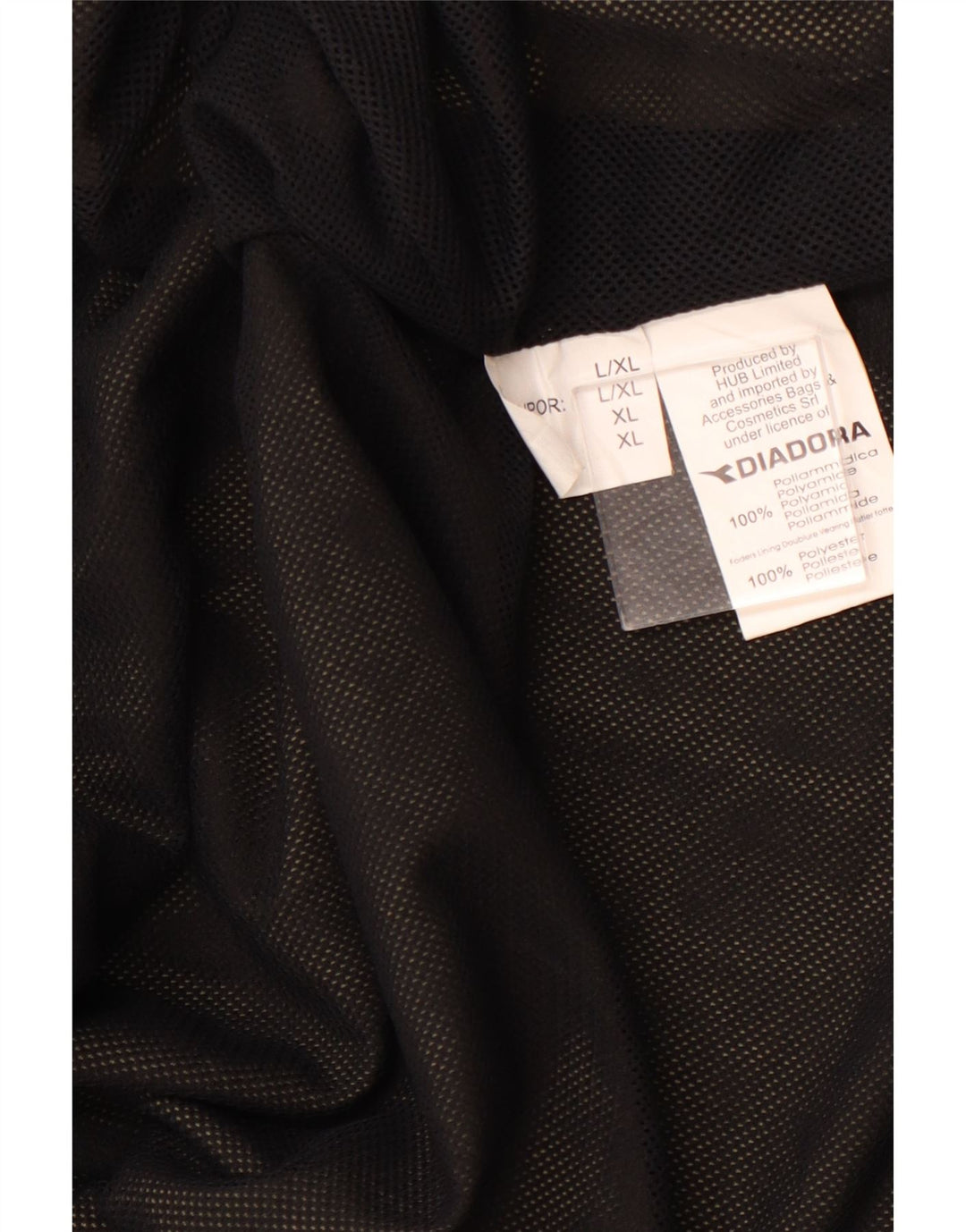 Jaqueta de chuva masculina DIADORA UK 40 grande poliamida cáqui