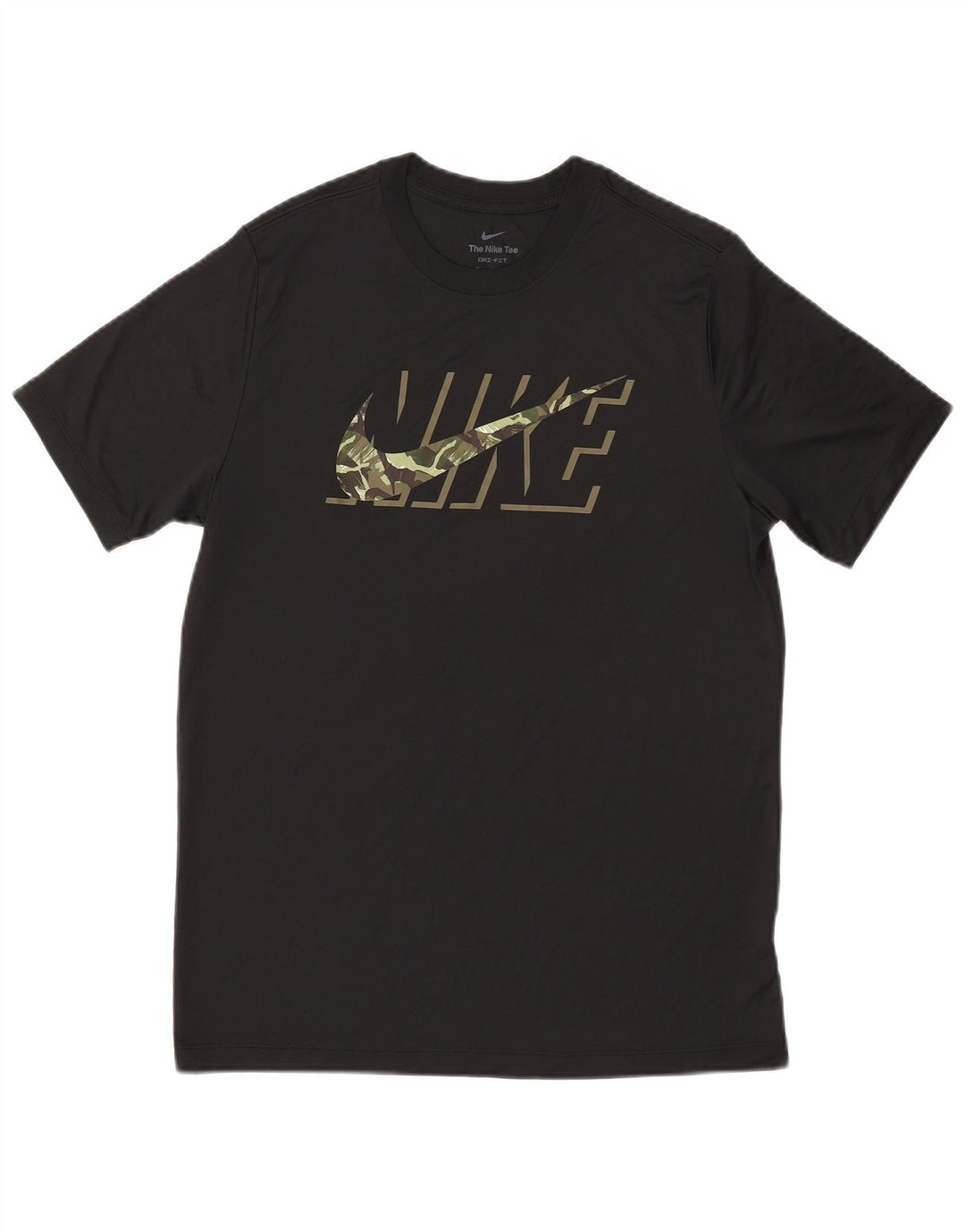 Camiseta Nike Masculina Dri Fit Graphic Top Médio Preto