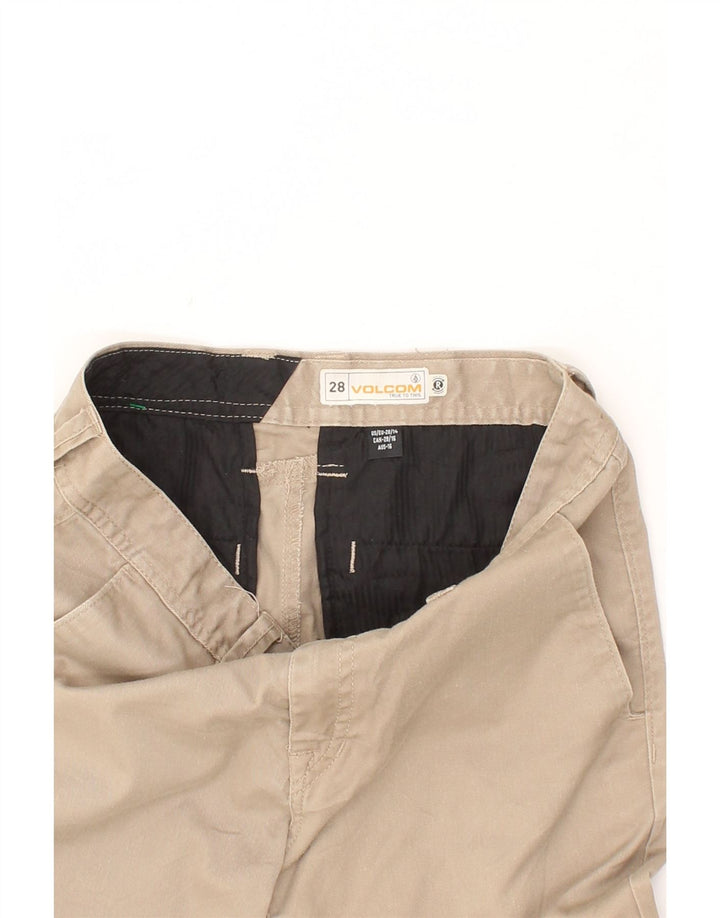 VOLCOM Boys Chino Trousers 15-16 Years W30 L28 Beige Cotton Vintage Volcom and Second-Hand Volcom from Messina Hembry 