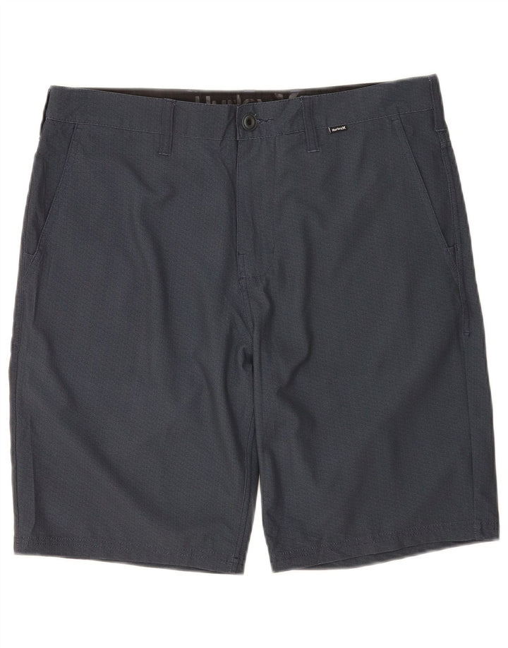 Shorts Chino masculino Hurley W32 poliéster azul marinho médio