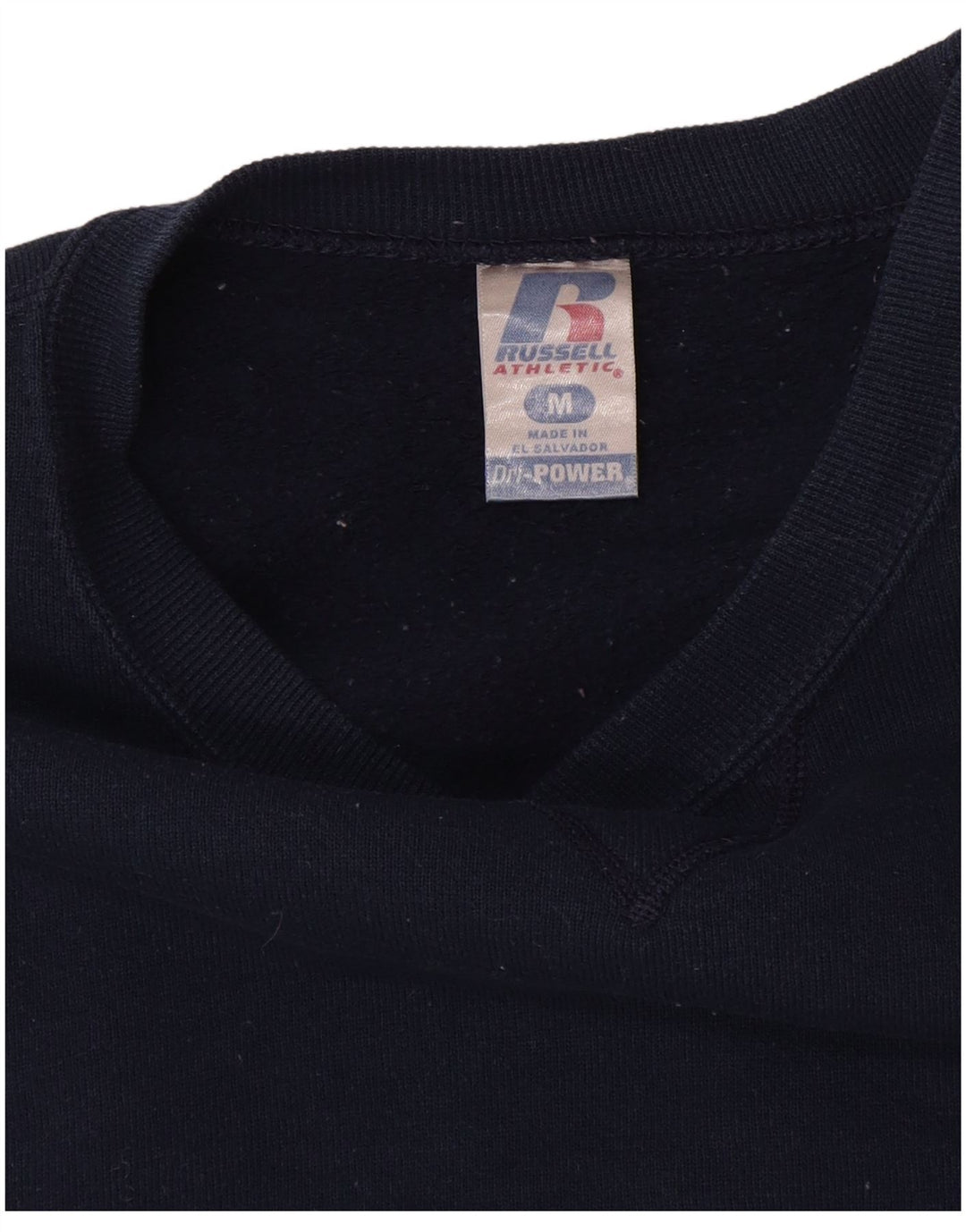 Russell Athletic Mens Moletom Jumper Médio Poliéster Azul Marinho