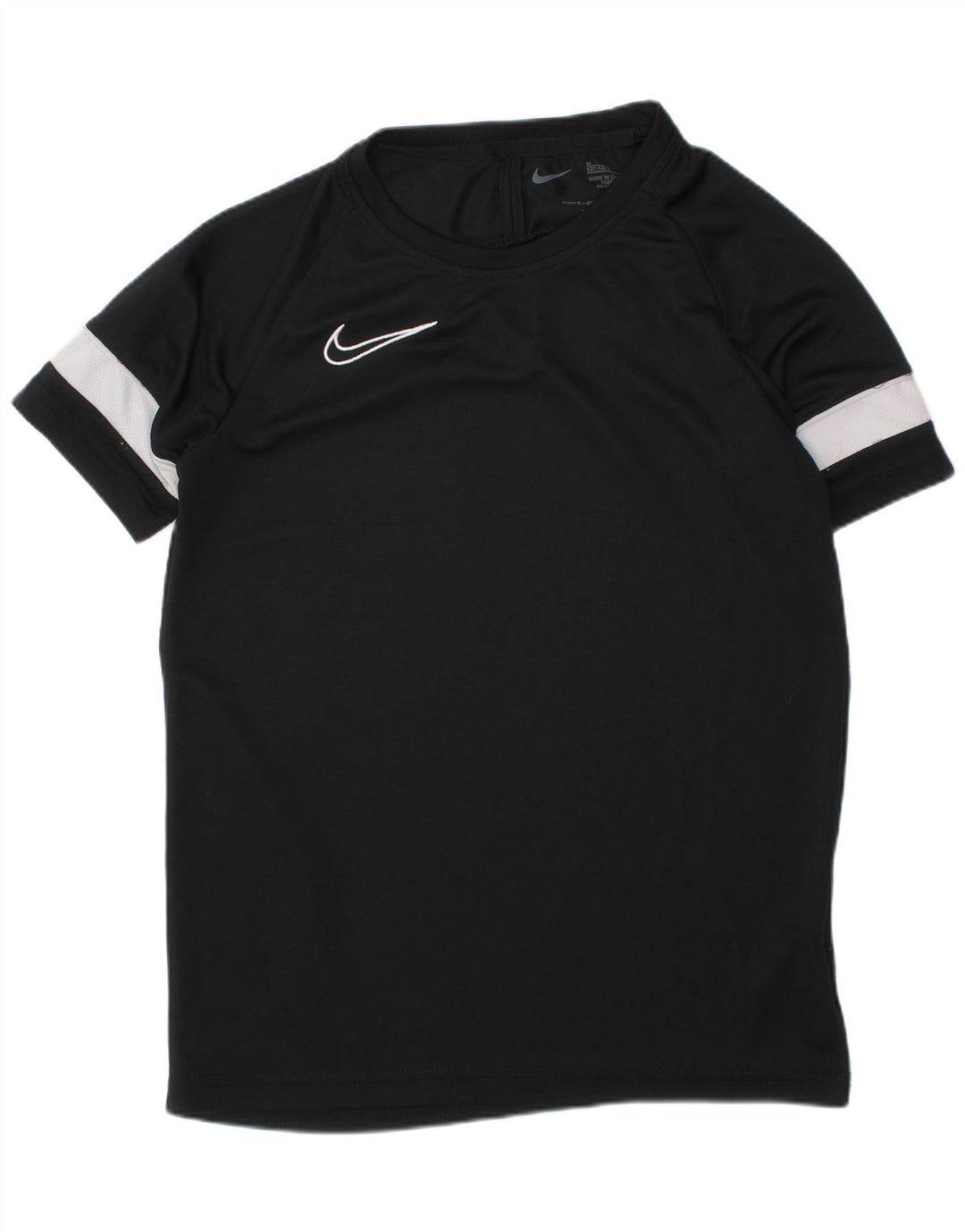 Camiseta Nike Boys Dri Fit Top 10-11 Anos Médio Preto Colourblock