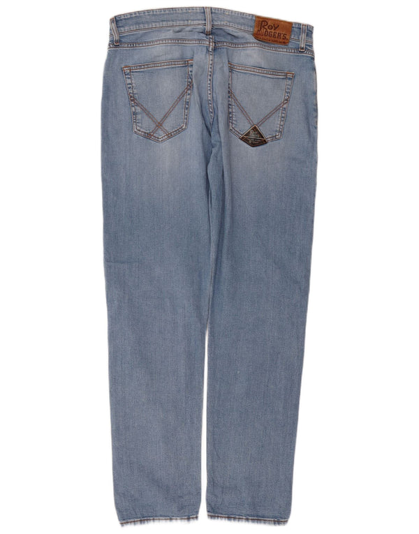 Roy Rogers Mens Jeans Slim W36 L32 Azul Algodão