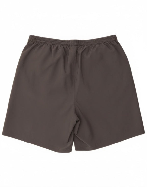 Shorts esportivos masculinos Nike grande poliéster cinza
