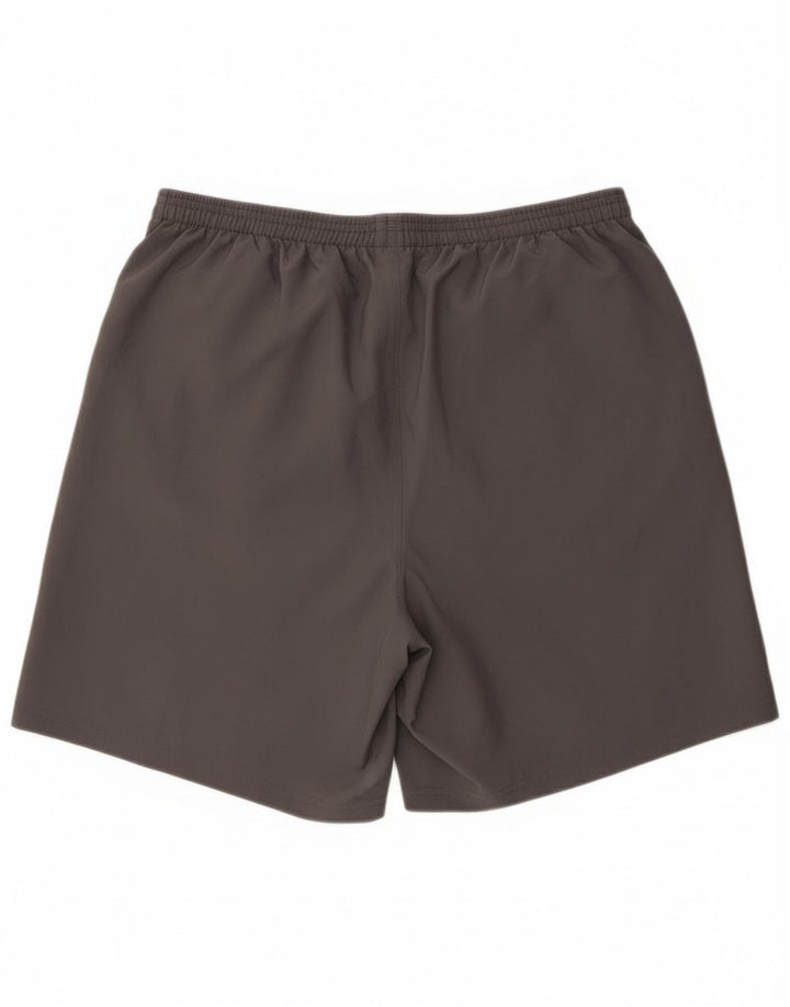 Shorts esportivos masculinos Nike grande poliéster cinza