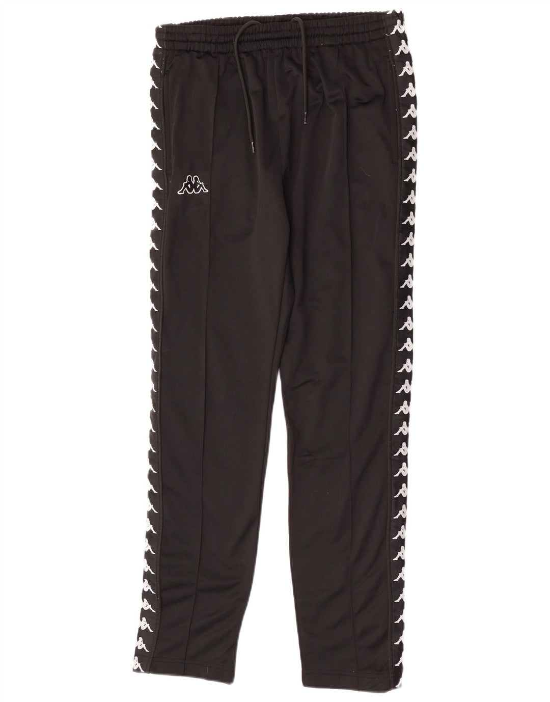 Calça de treino masculina Kappa Graphic preto médio poliéster