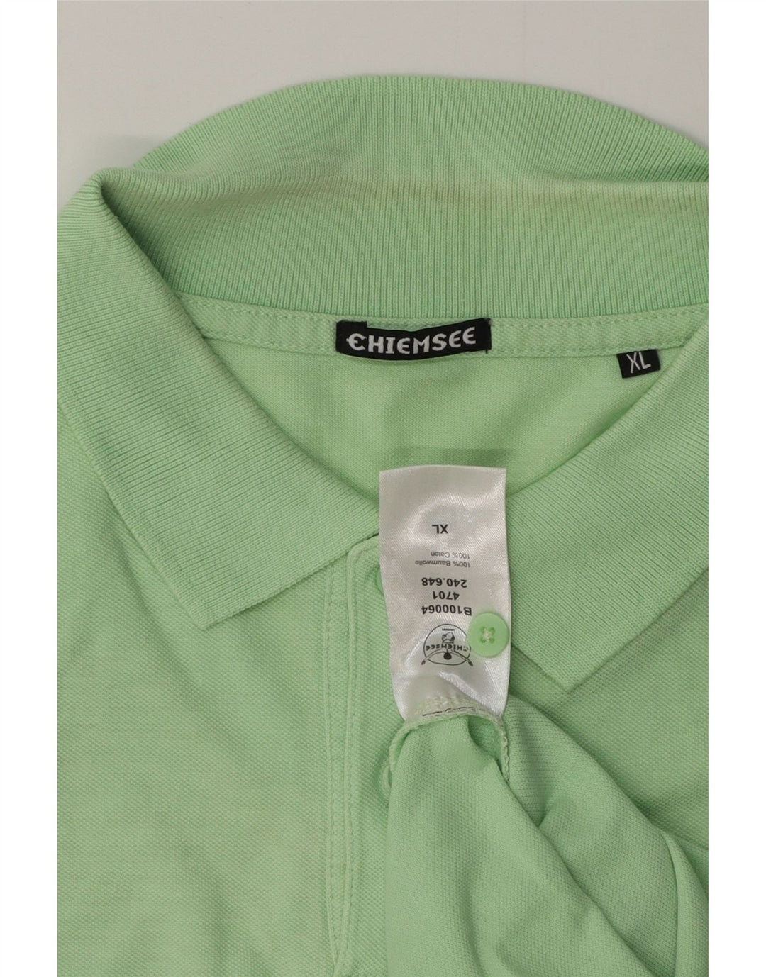 Camisa polo masculina CHIEMSEE XL algodão verde