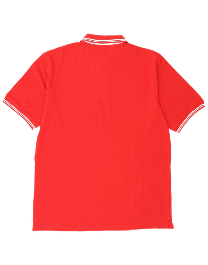 Camisa polo masculina Asics XL algodão vermelho