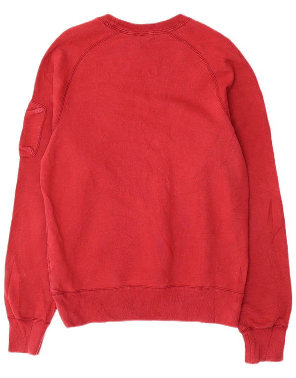 Nike Mens Moletom Jumper Pequeno Algodão Vermelho