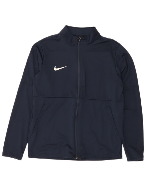 Jaqueta Nike Boys Tracksuit Top 13-14 Anos XL Azul Marinho Poliéster