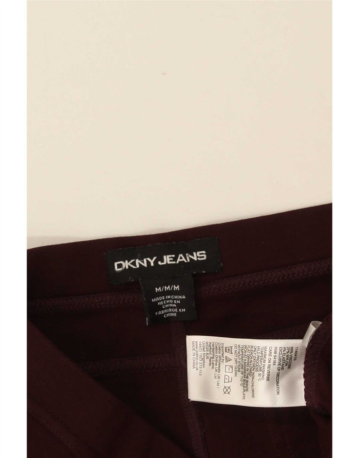 Leggings femininas Dkny UK 14 viscose média Borgonha