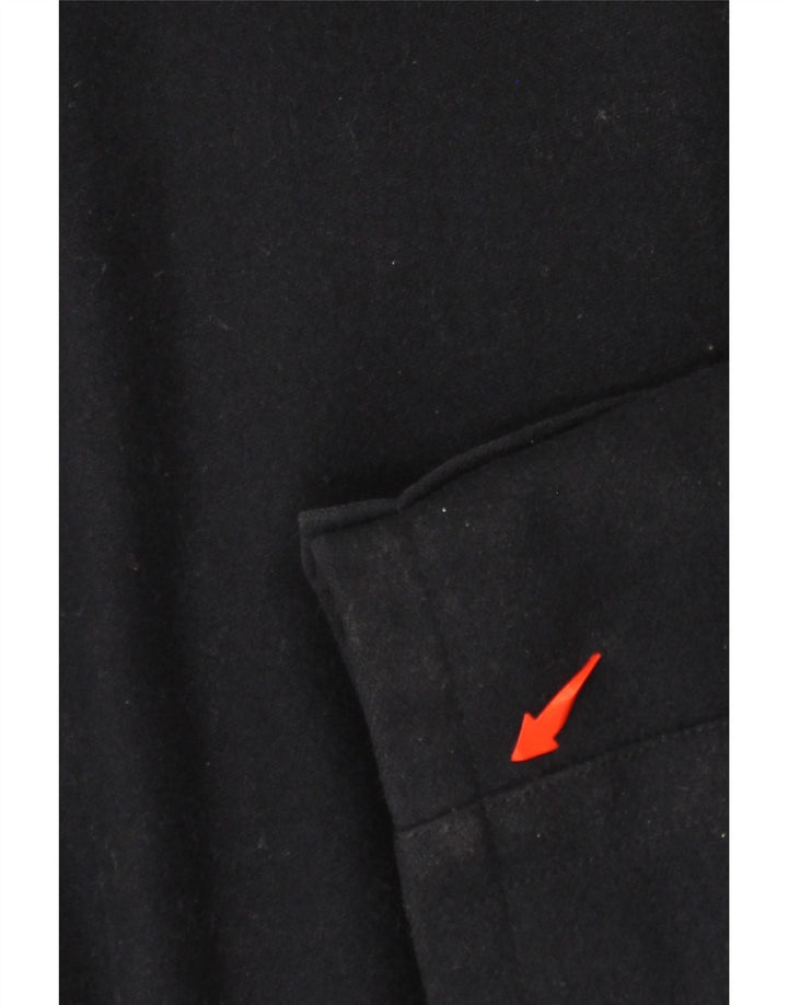 Jaqueta corta-vento feminina G-Star 3301 com capuz Reino Unido 16 grande lã azul marinho