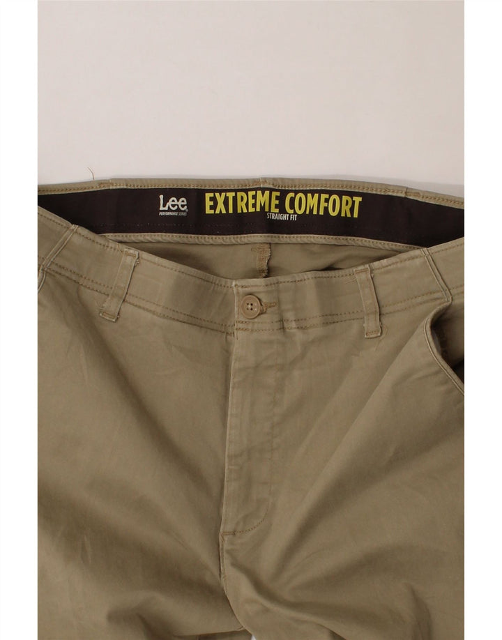 LEE Mens Straight Chino Trousers W36 L32 Beige Cotton Vintage Lee and Second-Hand Lee from Messina Hembry 