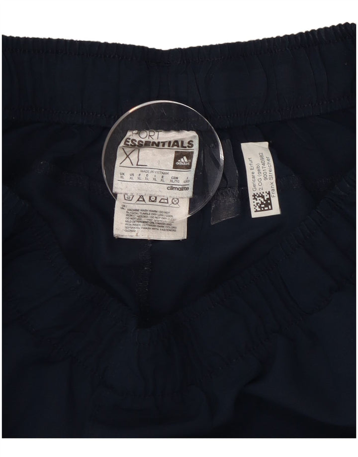 Calça de treino masculina Adidas XL azul marinho poliéster