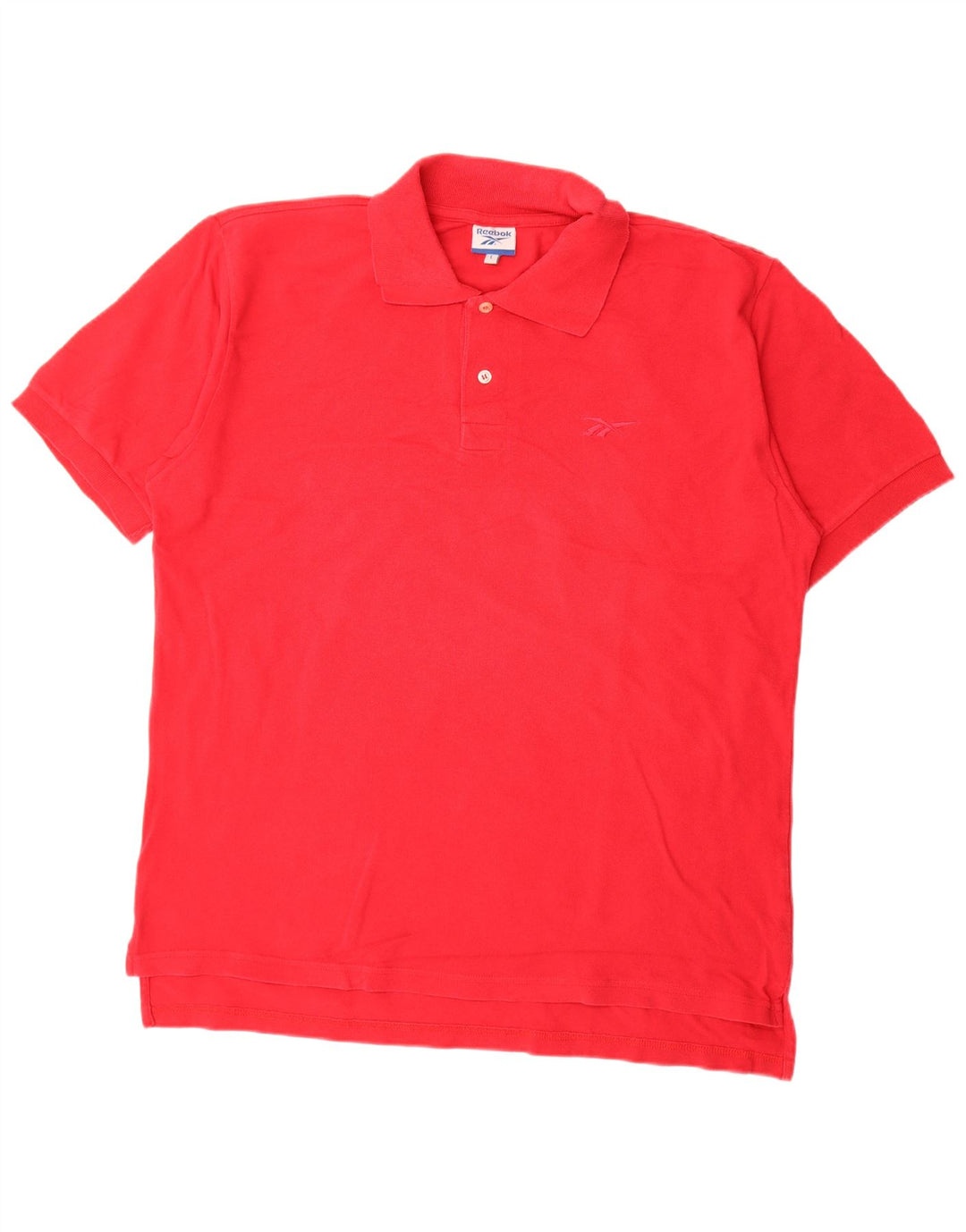 Camisa polo masculina Reebok grande algodão vermelho