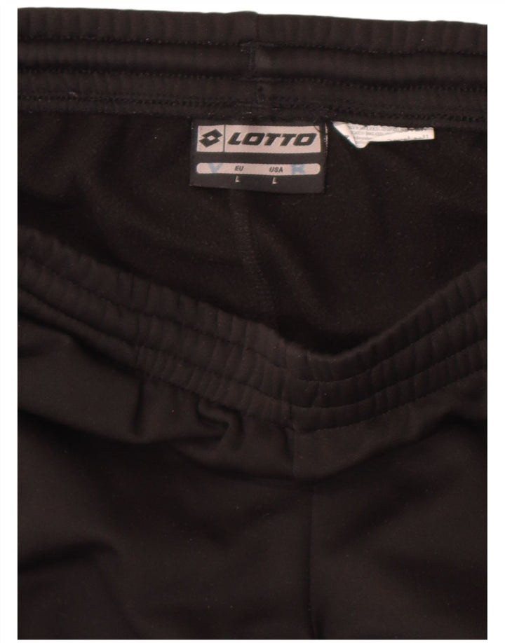 Calça de treino masculina Lotto Joggers grande preto