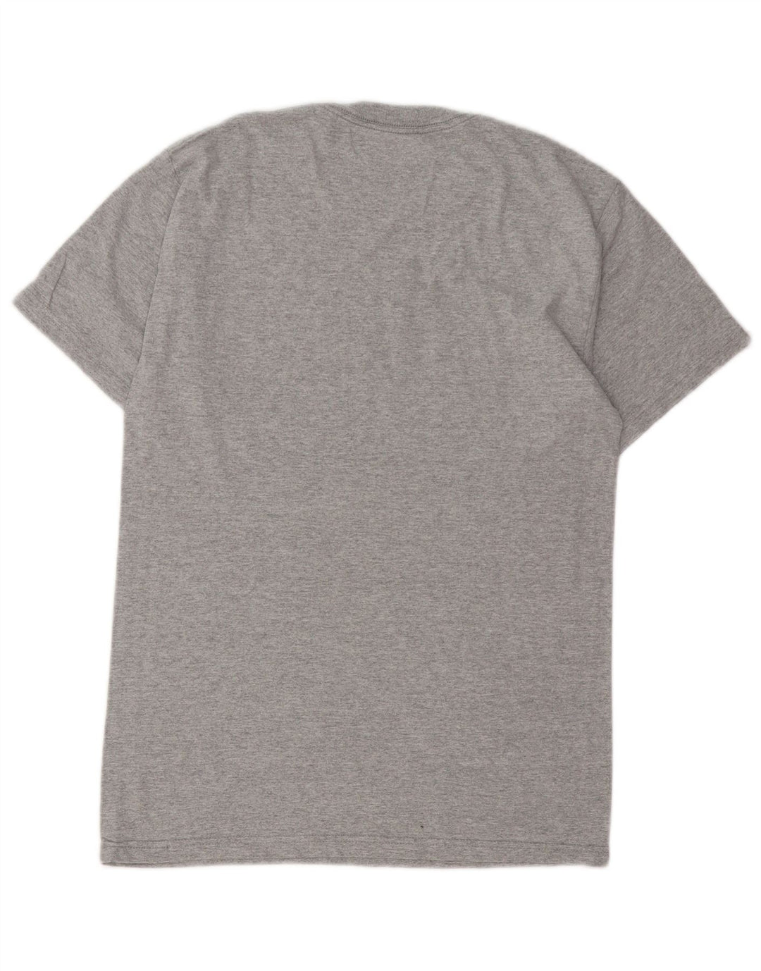CHAMPION Camiseta masculina gráfica top pequeno algodão cinza