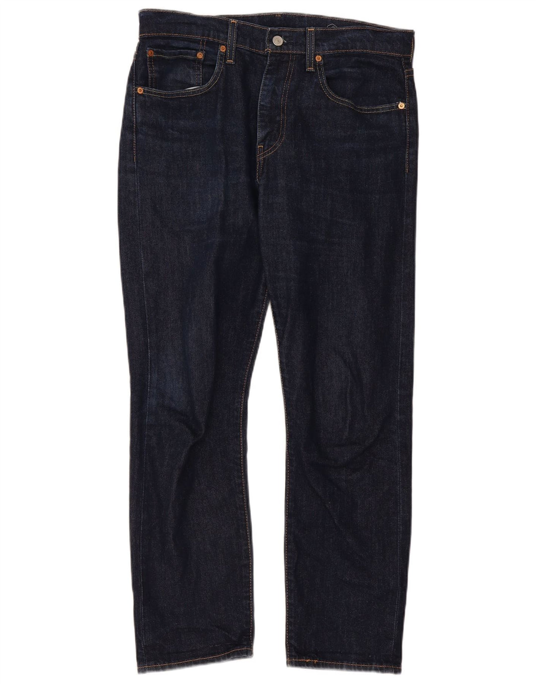 Calça jeans feminina Levi's 502 Straight W32 L30 azul marinho