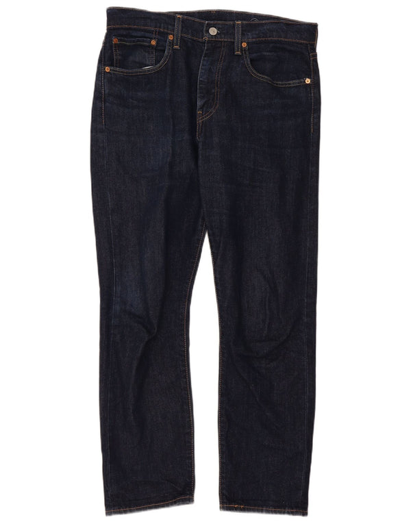 Calça jeans feminina Levi's 502 Straight W32 L30 azul marinho