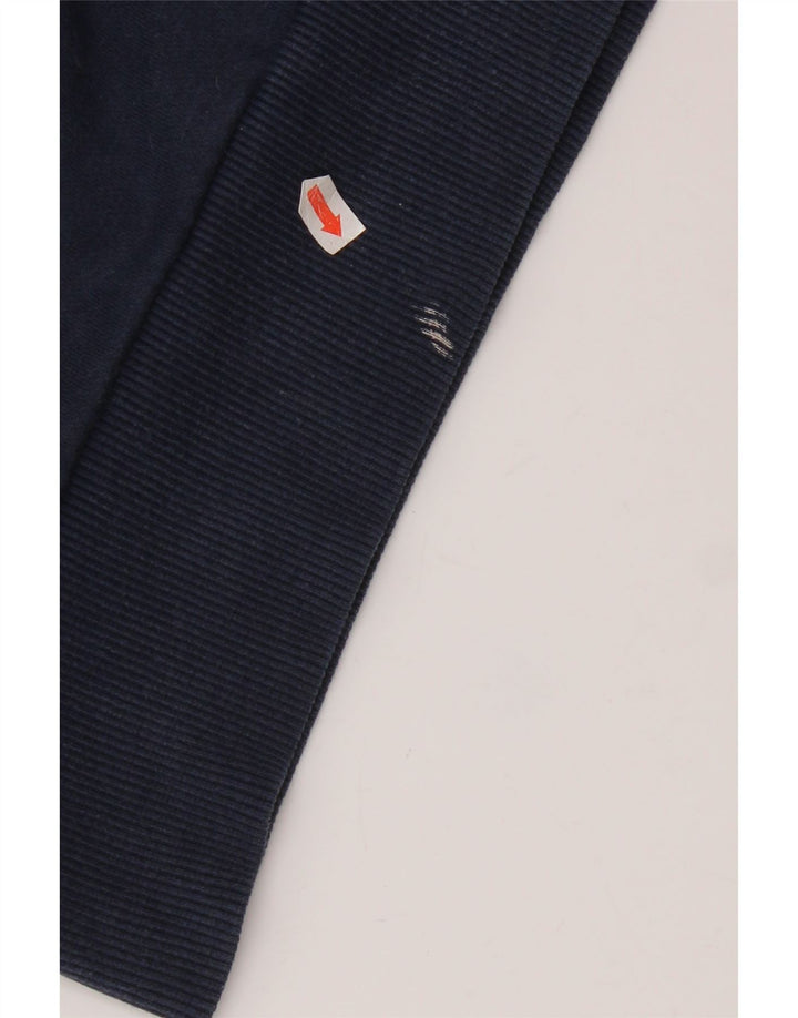 Adidas masculino gráfico moletom jumper 2XL azul marinho colorblock algodão