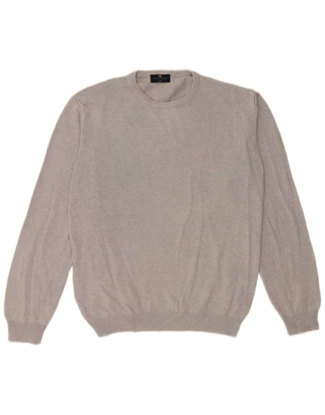 Suéter masculino Marks & Spencer com gola redonda Reino Unido 38/40 cinza médio