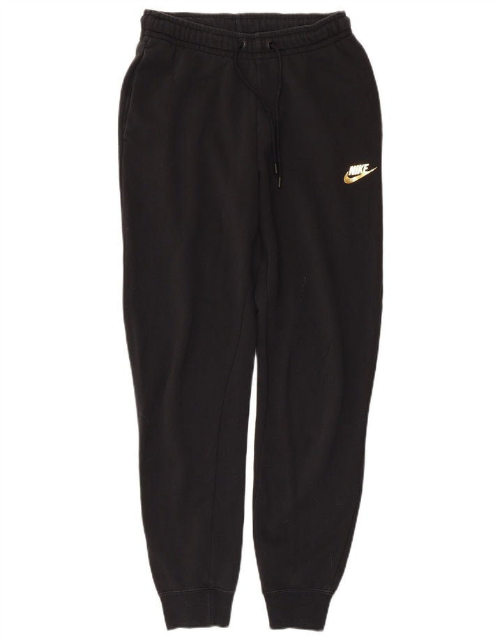 Calça de treino feminina Nike Joggers UK 6 XS preto algodão