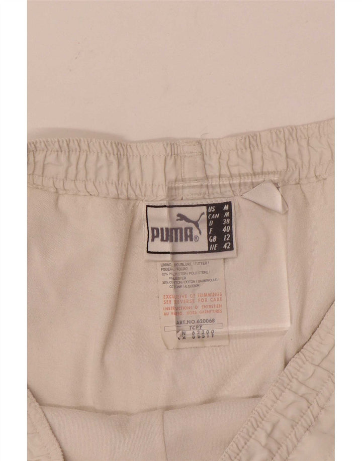 Shorts esportivos femininos Puma UK 12 médio branco poliéster