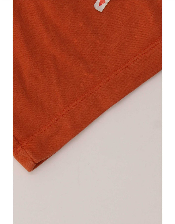Jordan Mens Graphic Sport Shorts Pequeno Laranja Algodão