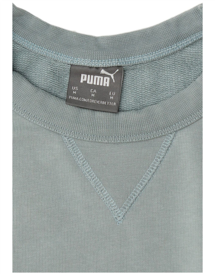 PUMA Mens Moletom Jumper Médio Azul