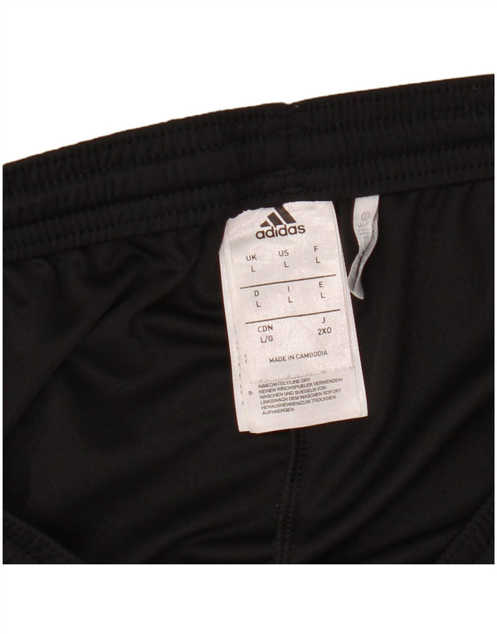 ADIDAS Mens Climalite Sport Shorts Grande Poliéster Preto
