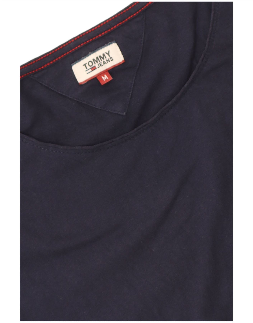 Tommy Hilfiger Camiseta Feminina Top UK 12 Médio Azul Marinho