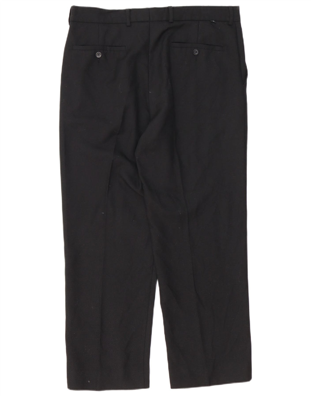 Calça masculina Farah de terno reto W36 L29 poliéster preto